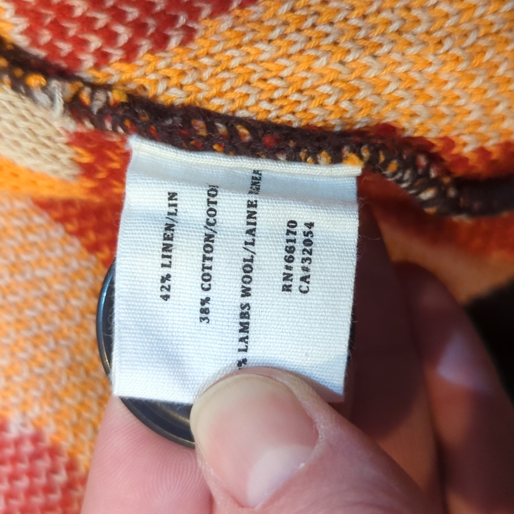 Anthropologie Multicolor Geometric Knit Cardigan - Picture 4 of 15